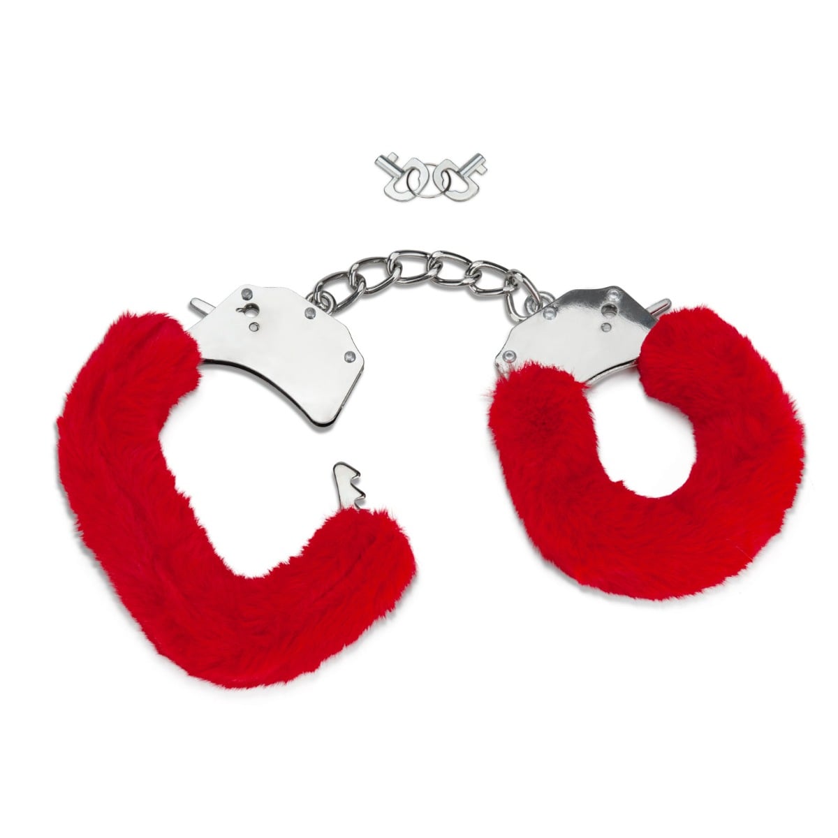 Furry Handcuffs - Red – product detail view 