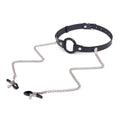 OPEN GAG WITH CLAMPS
