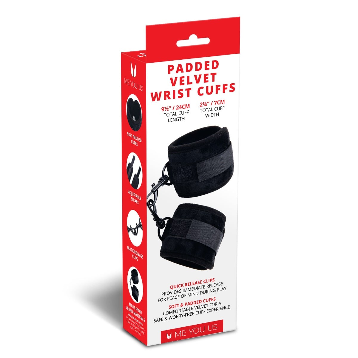 PADDED VELVET WRIST CUFFS – additional view 6