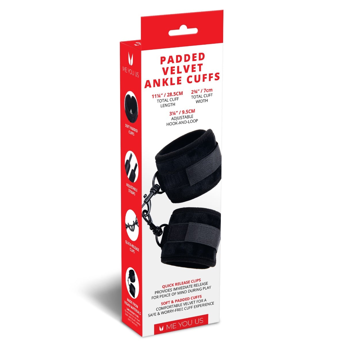 PADDED VELVET ANKLE CUFFS – additional view 6