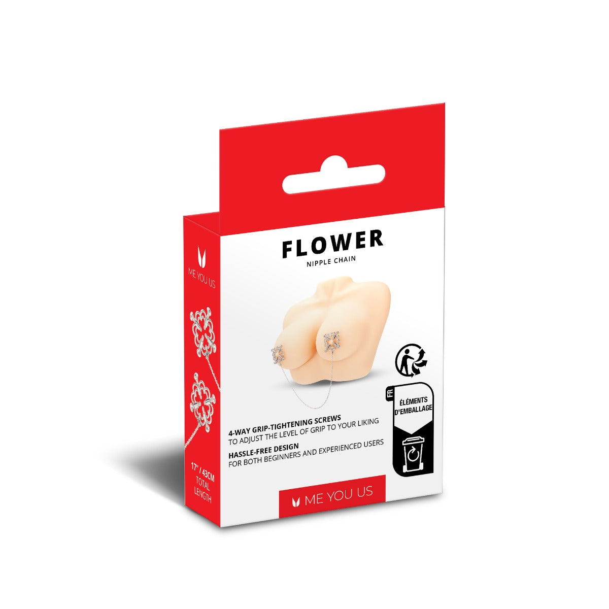 Flower Nipple Chain - detail view 7