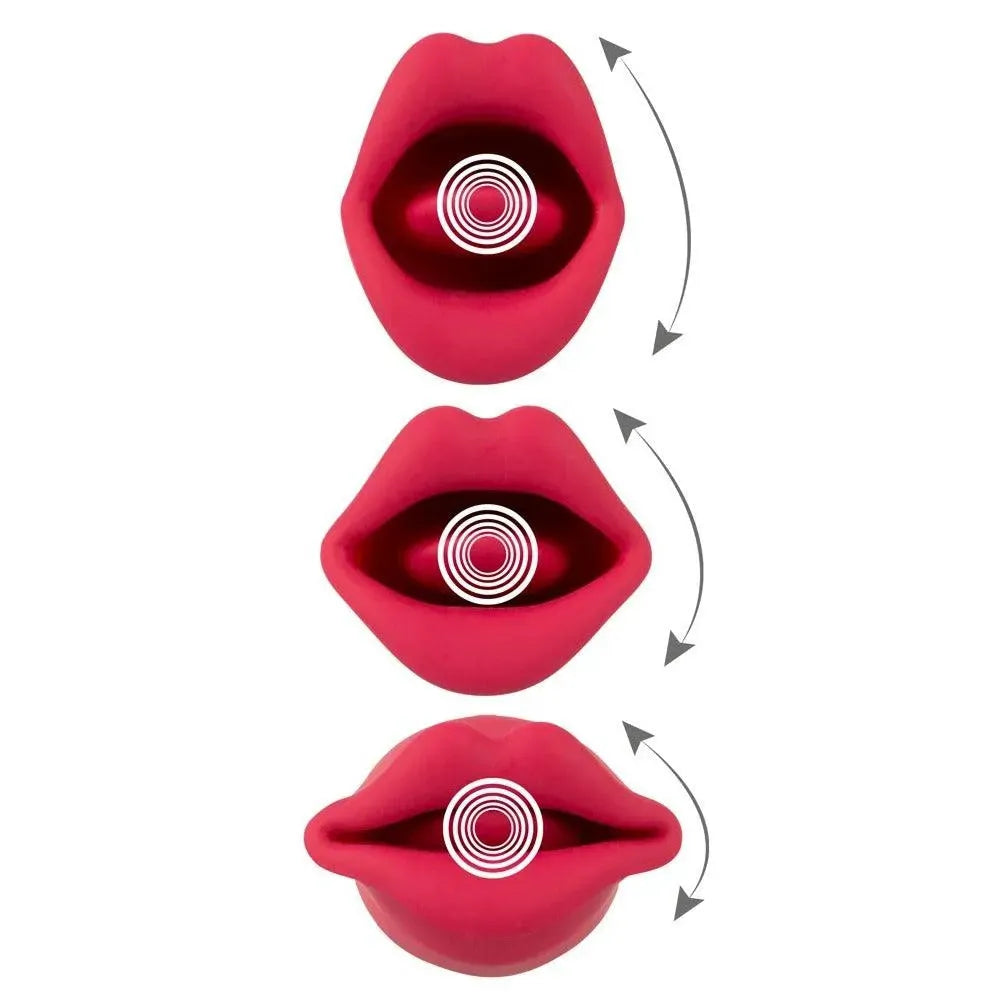 Oral Fun Moving Lips Tongue Vibrator - Raptureworks