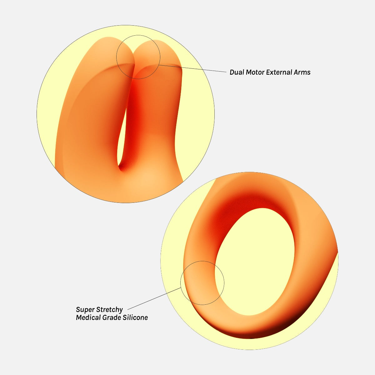 Vush Orb in Orange – product detail view