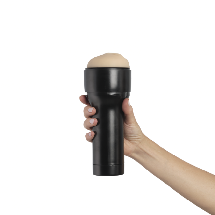 Kiiroo Feel Stroker - Pale in Flesh Pink – side view