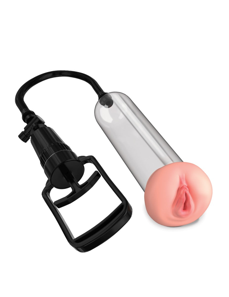Pump Worx®  - Beginner's Pussy Pump™ in Clear/Light/Black – additional product view