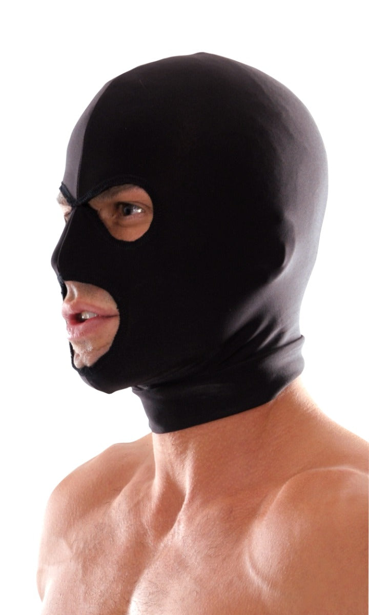 Pipedream - Fetish Fantasy Series - Spandex 3 Hole Hood - Black – product detail view