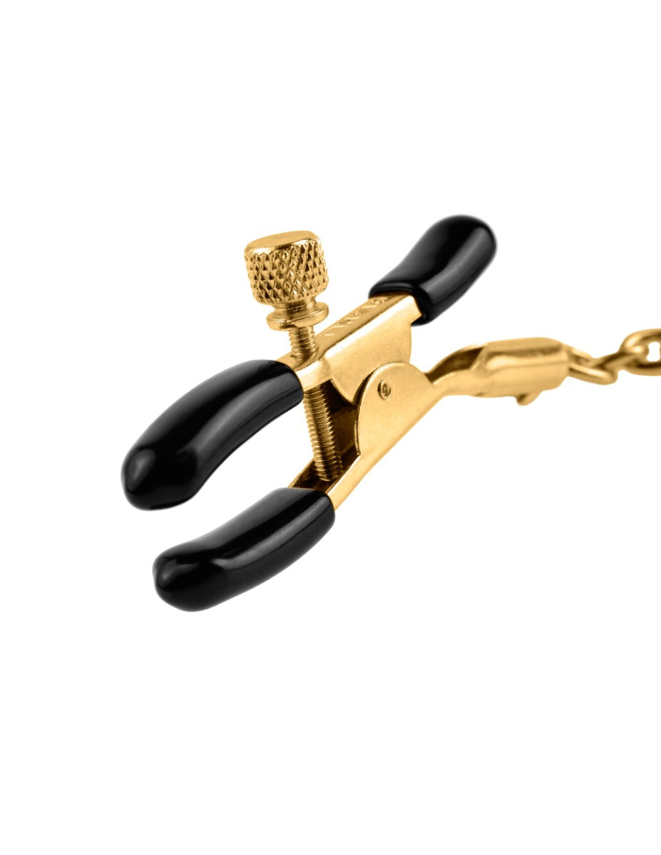 Fetish Fantasy Gold® - Chain Nipple Clamps - detail view
