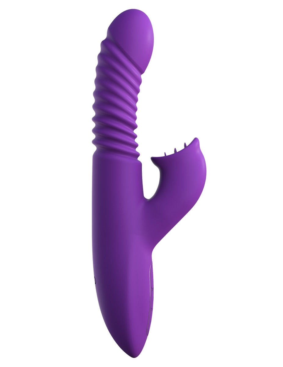 Pipedream Fantasy For Her® - Ultimate Thrusting Clit Stimulate-Her in Purple – additional product view