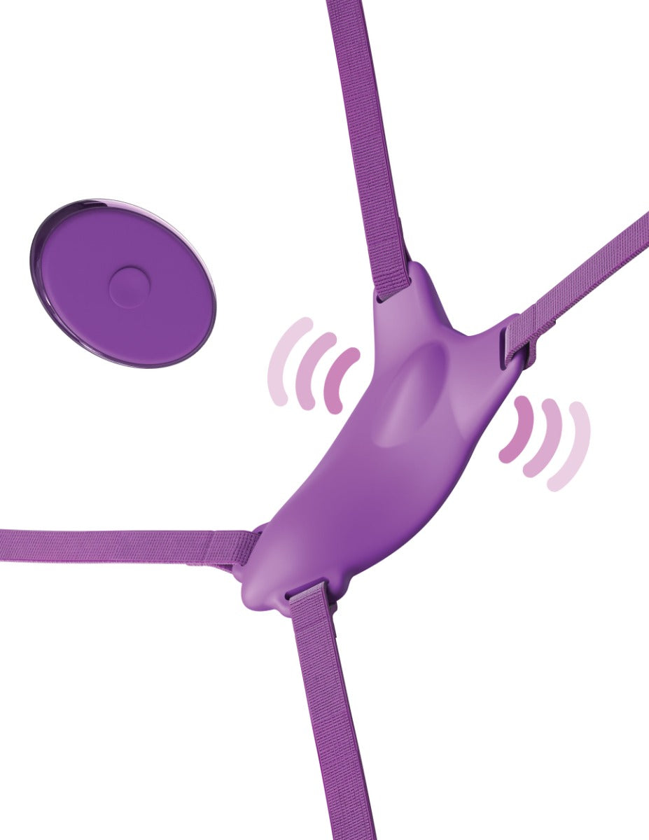 Pipedream Fantasy For Her® - Ultimate Butterfly Strap-On in Purple – product detail view