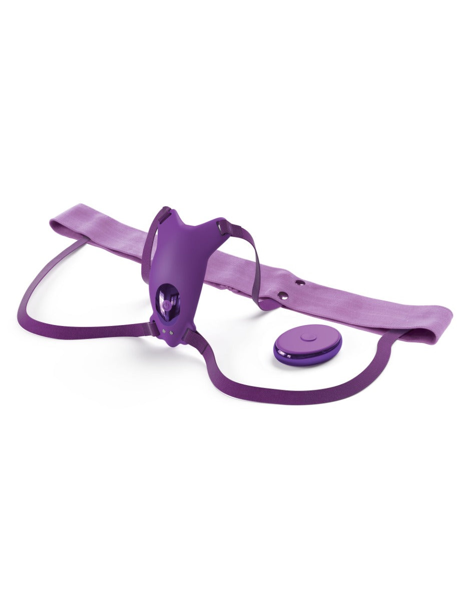 Pipedream Fantasy For Her® - Ultimate Butterfly Strap-On in Purple – alternate product view