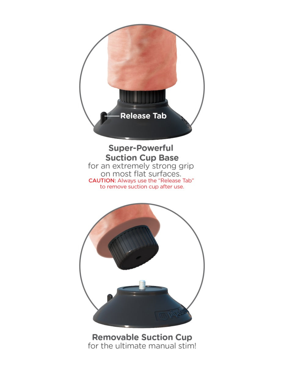 Pipedream King Cock® - 7" Vibrating Cock – additional product view