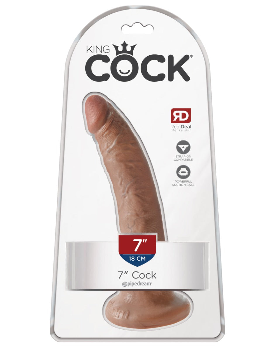 Pipedream King Cock® – 7" in Tan 