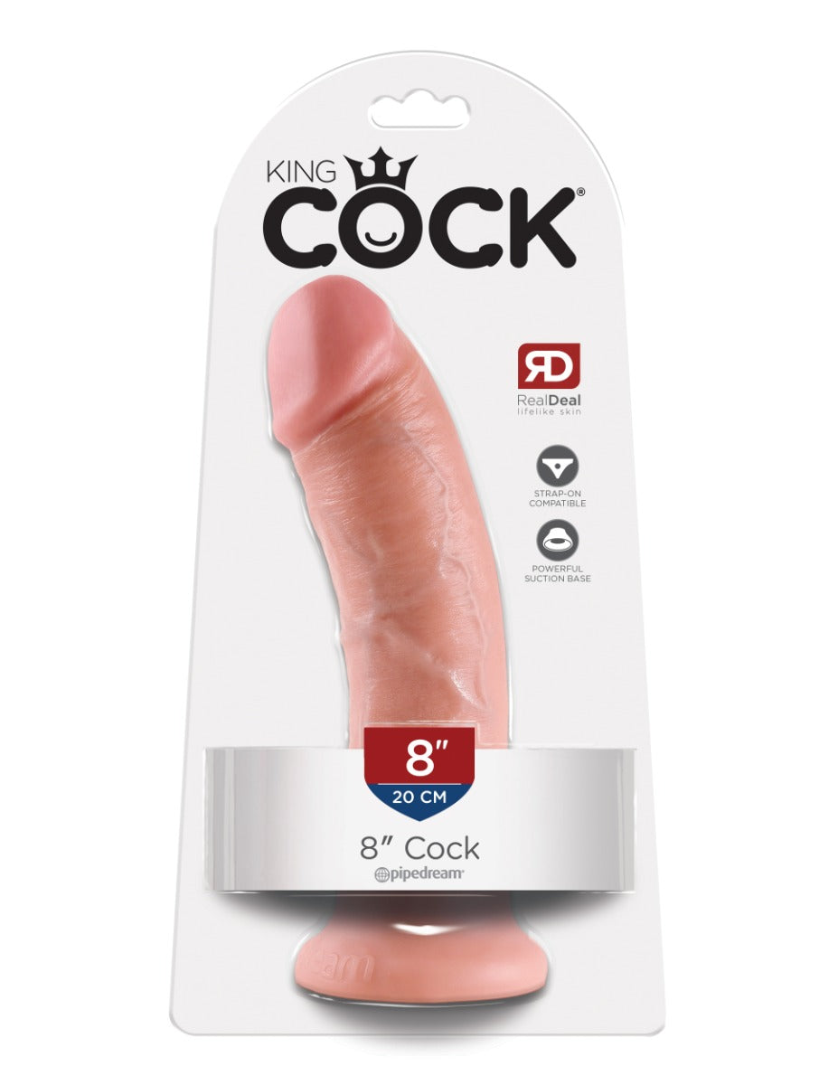 Pipedream King Cock® – 8" in Light 