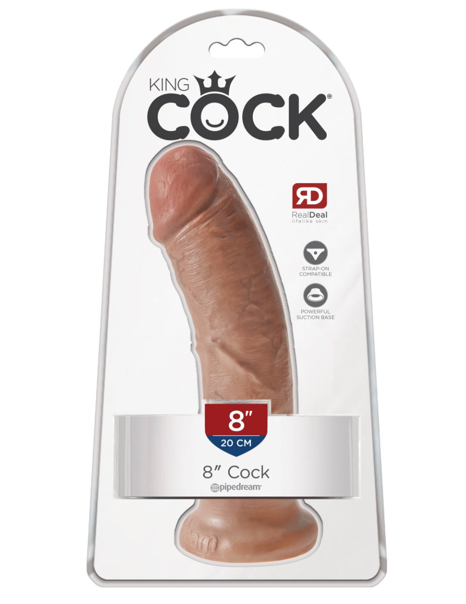 Pipedream King Cock® – 8" in Tan 