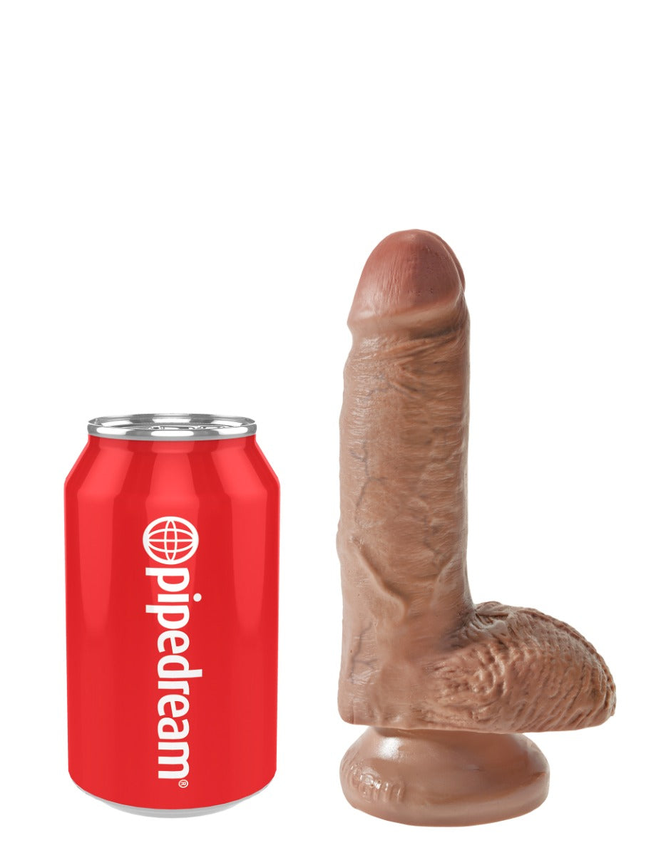 Pipedream King Cock® - Cock with Balls – 7" in Tan – alternate product view 