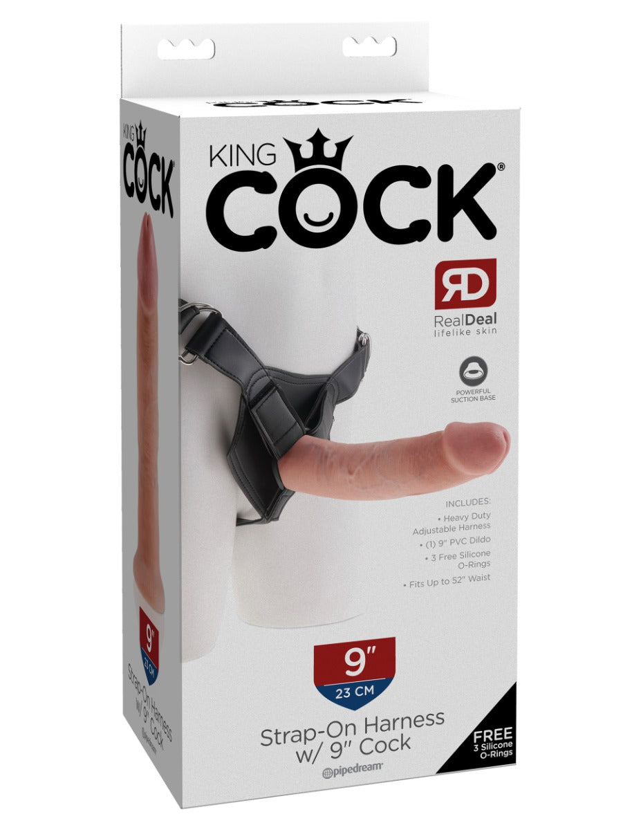 Pipedream King Cock® Strap-On Harness With 9" Cock