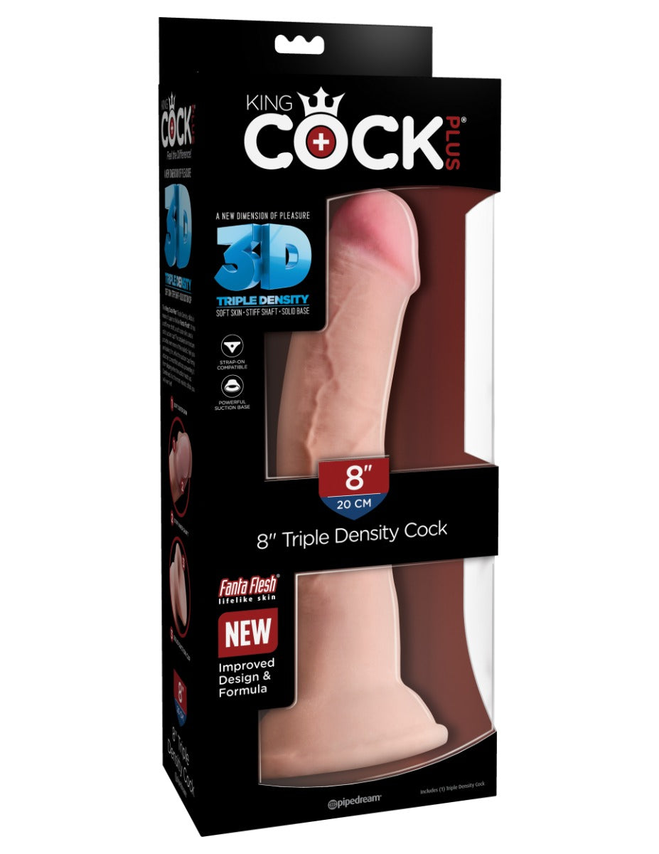 Pipedream King Cock® Plus - Triple Density COCK – 8"