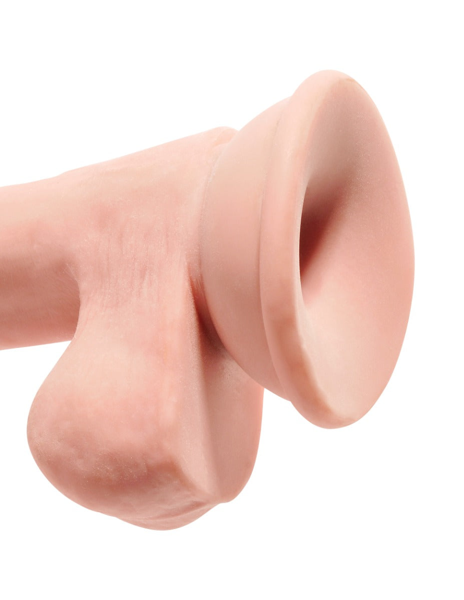 Pipedream King Cock® Plus - Triple Density Cock with Balls – 6.5" – additional product view