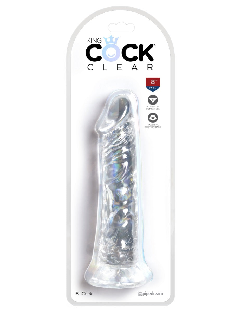 Pipedream King Cock® Clear – 8"