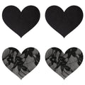 SATIN & LACE HEART PASTIES