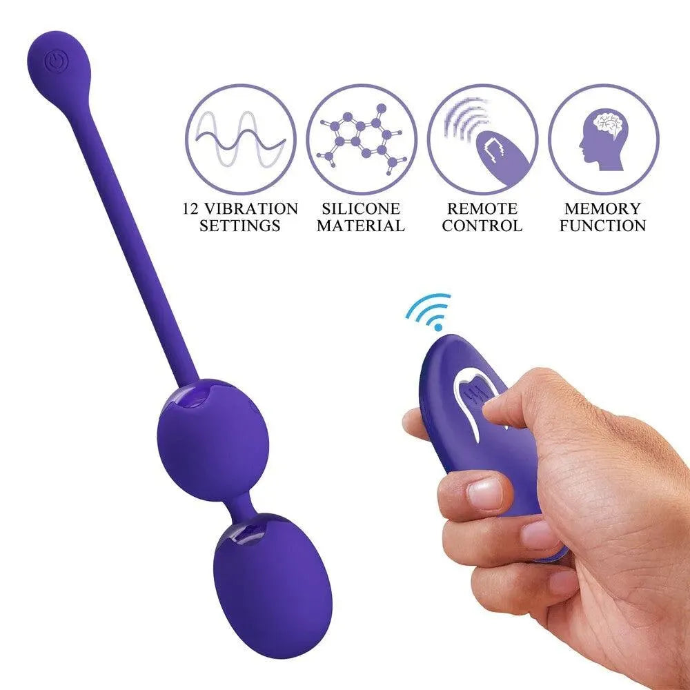 Pretty Love Willie Youth Kegel Balls Remote Control - Rapture Works