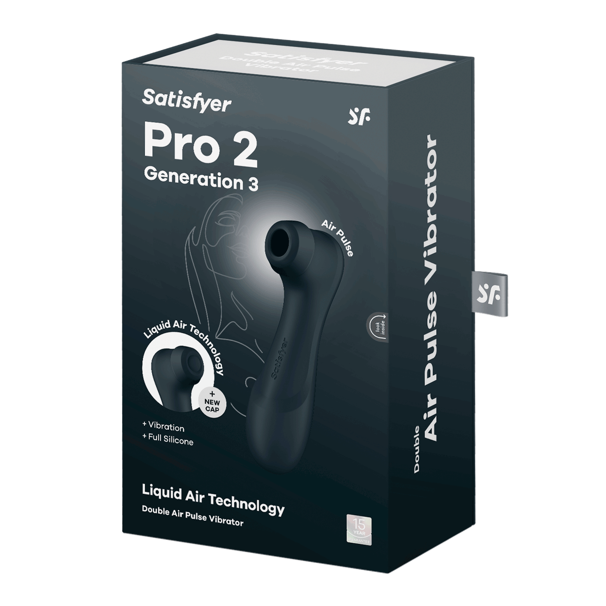 Satisfyer Pro 2 Generation 3 in Black – alternate product view #Colour_Black