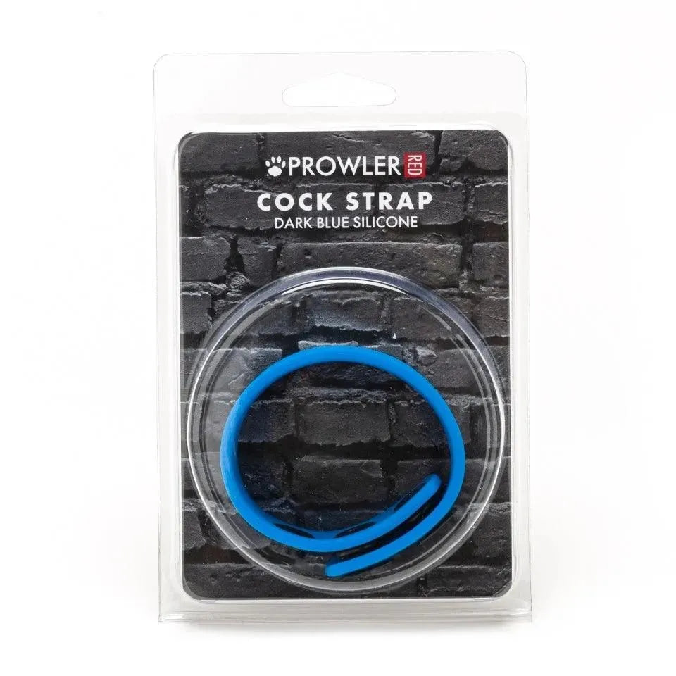 Prowler Red Silicone Adjustable Cock Strap Blue - Rapture Works
