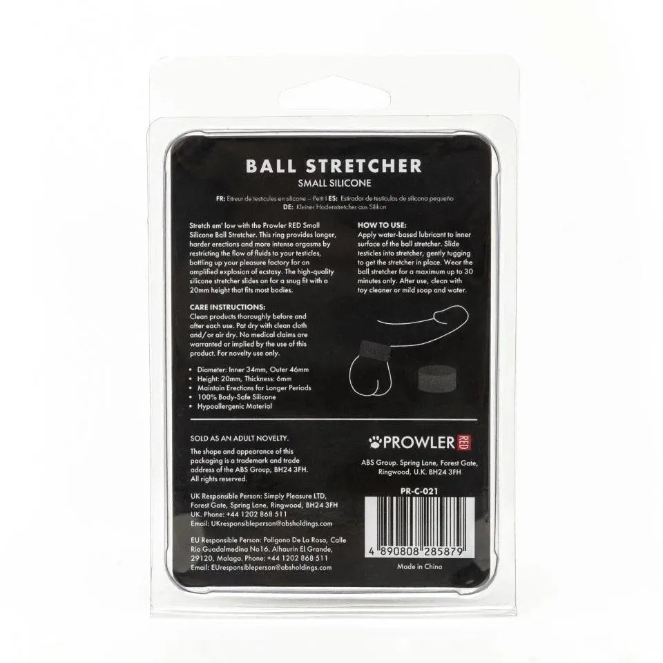Prowler Red Small Silicone Ball Stretcher - Rapture Works
