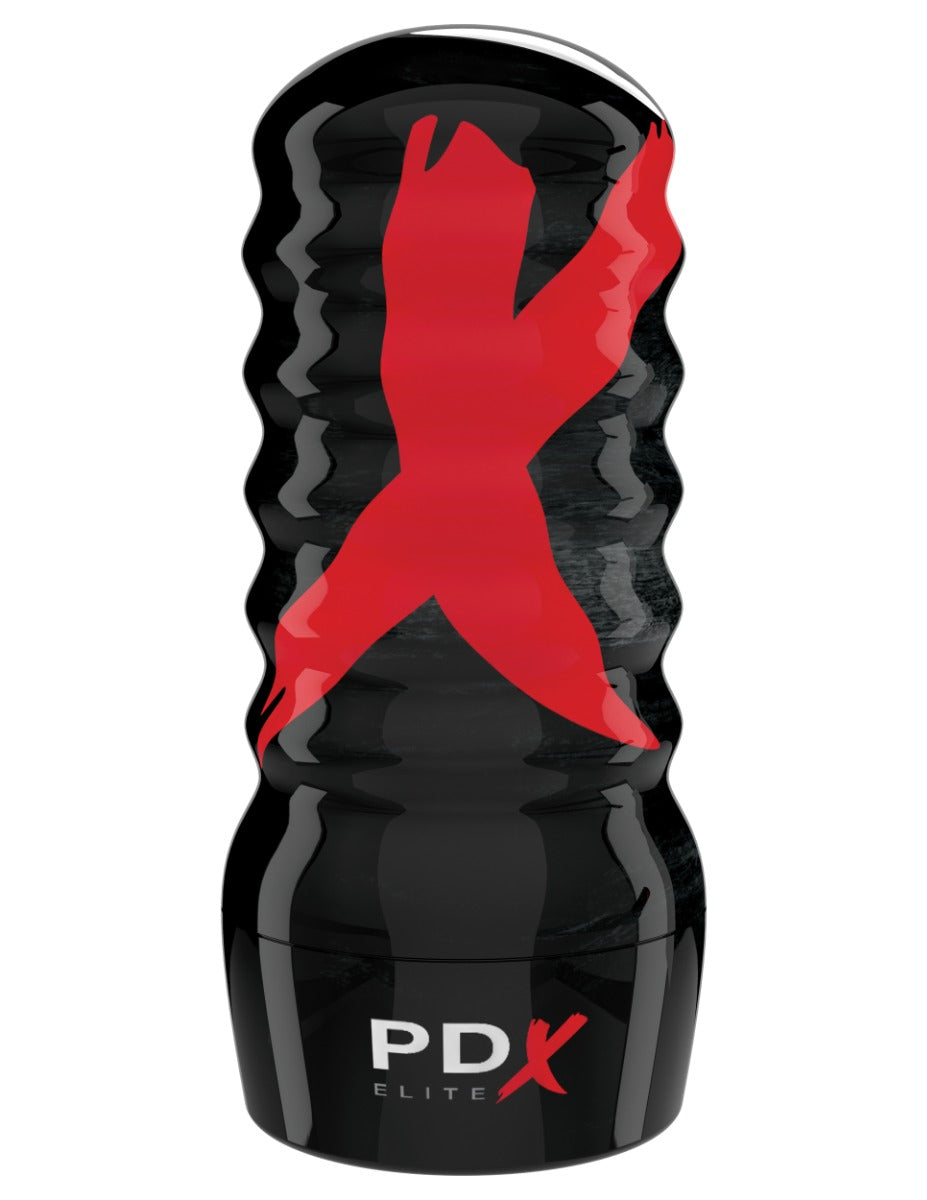 Pipedream Pdx Elite - Air-Tight Pussy Stroker in Flesh Pink/Black – alternate product view