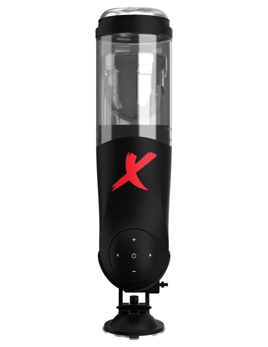 Pipedream Pdx Elite - Deluxe Mega-Bator in Clear/Black – alternate product view