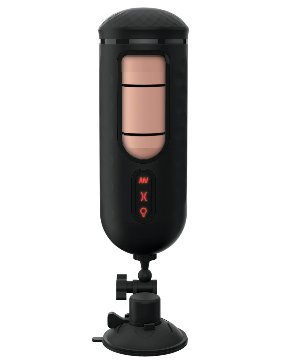 Pipedream Pdx Elite - Vibrating Mega Milker in Flesh Pink/Black – alternate product view