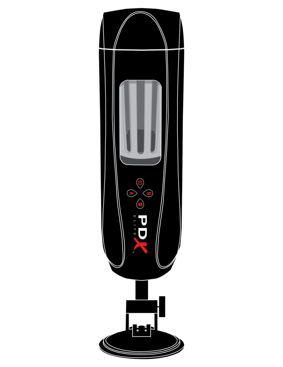 Pipedream Pdx Elite - Ultimate Milker 2 in Black – alternate product view