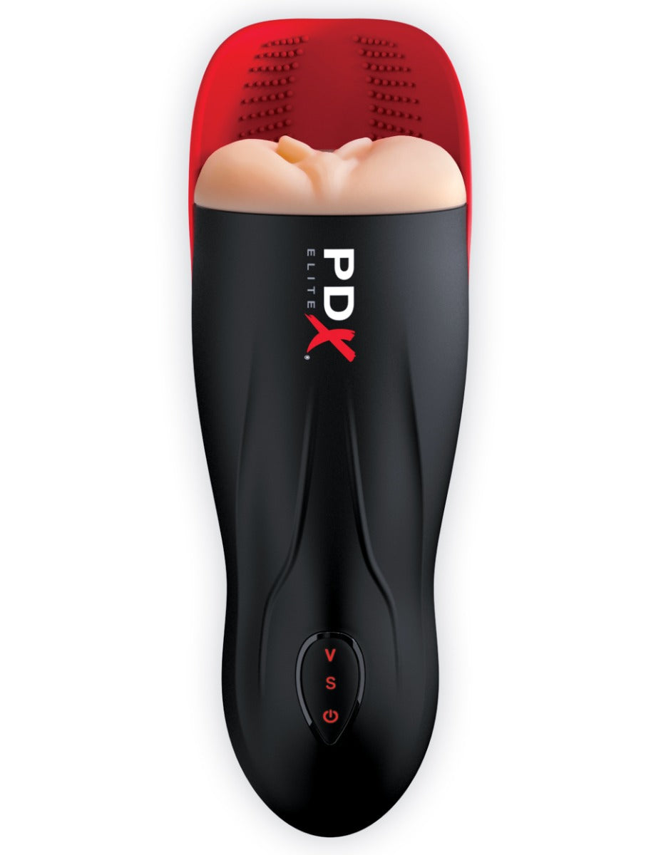 Pipedream Pdx Elite - Fuck-O-Matic in Black/Red – alternate product view