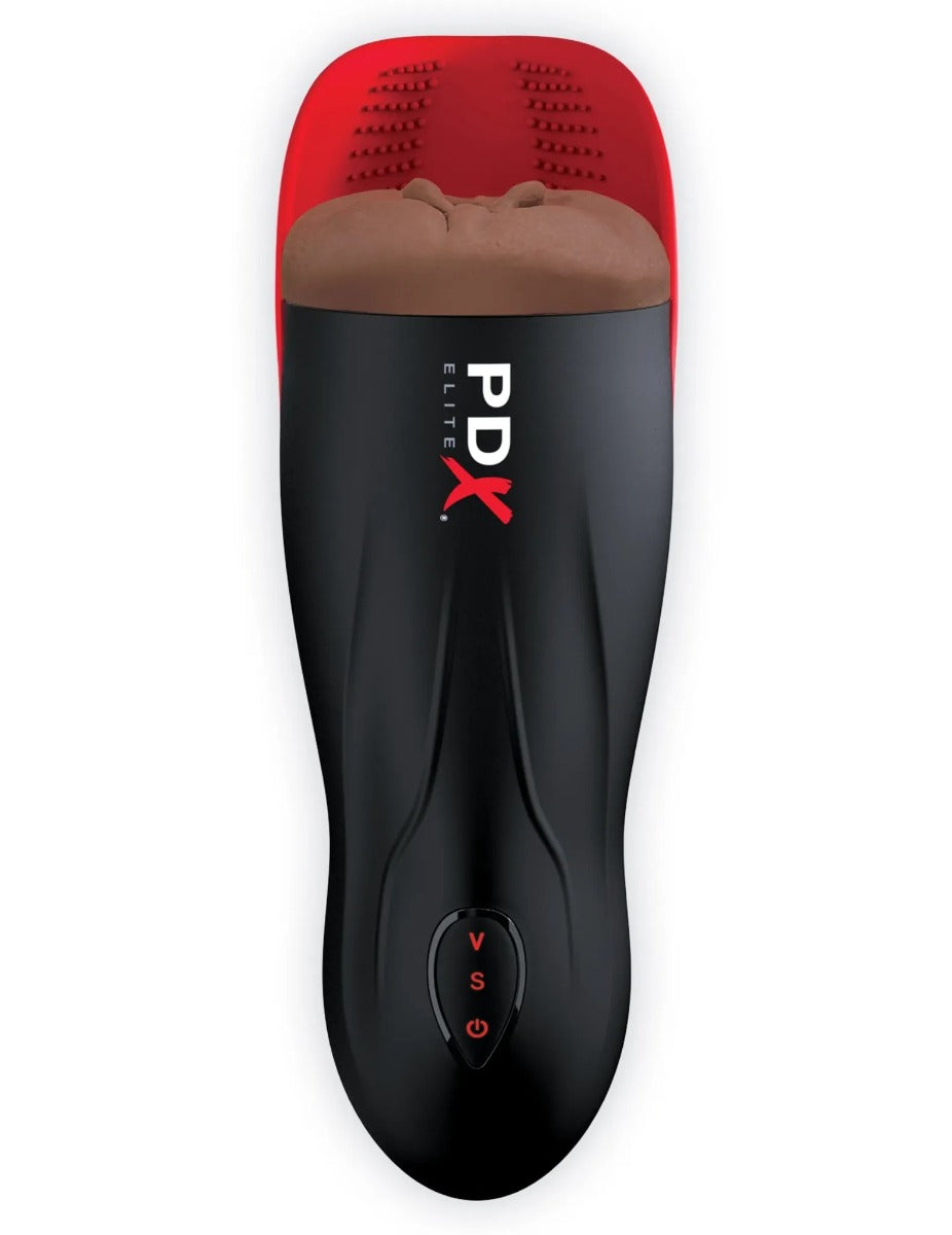 Pipedream Pdx Elite - Fuck-O-Matic 2 in Black/Red – alternate product view
