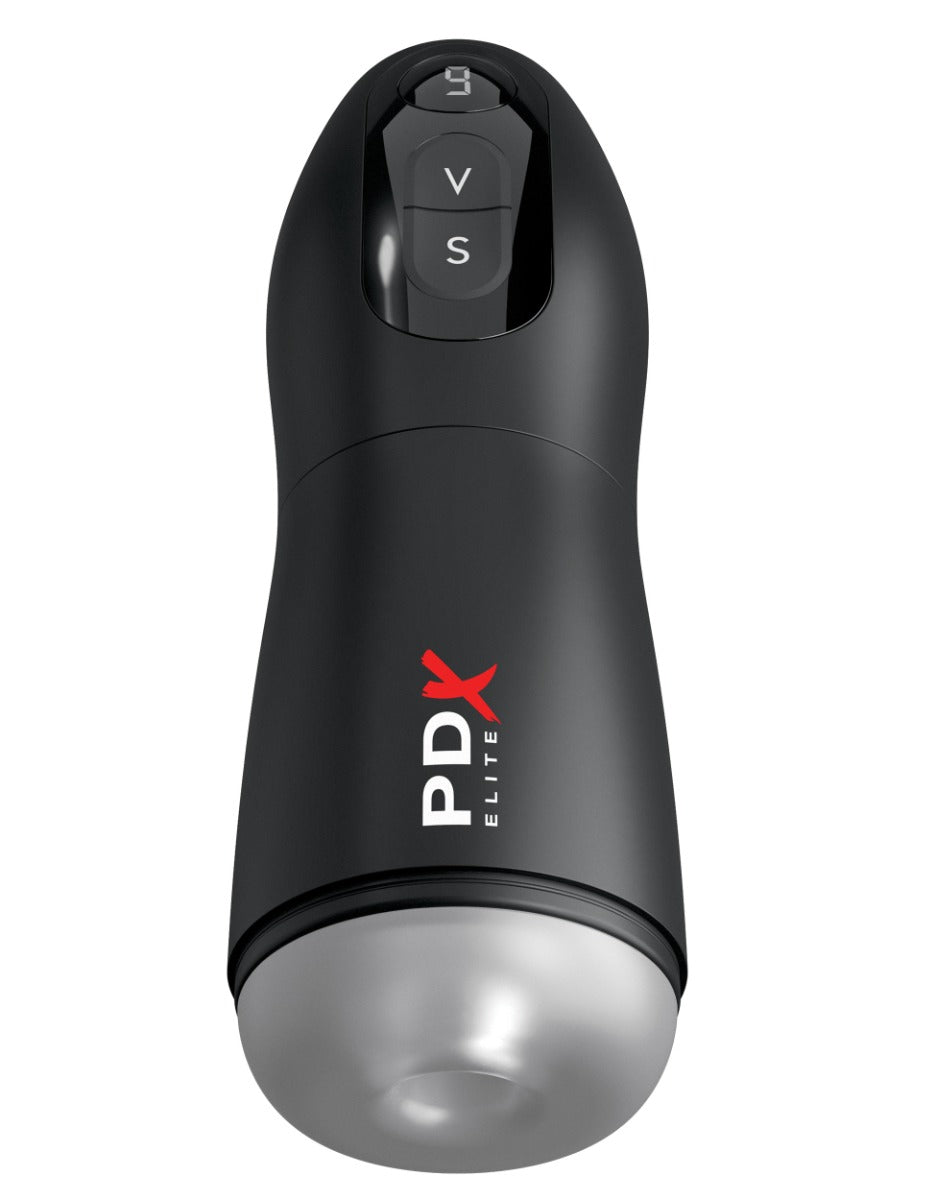 Pipedream Pdx Elite - Suck-O-Matic in Frosted/Black – alternate product view