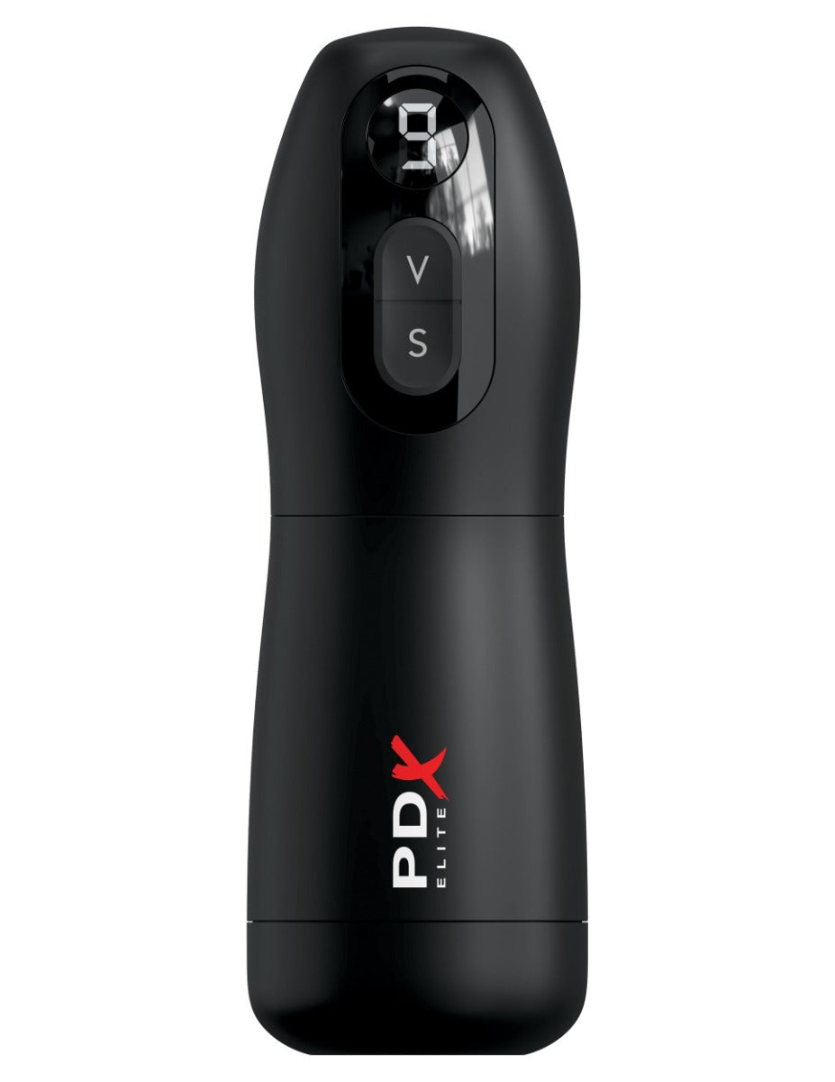 Pipedream Pdx Elite - Suck-O-Matic in Frosted/Black – alternate product view
