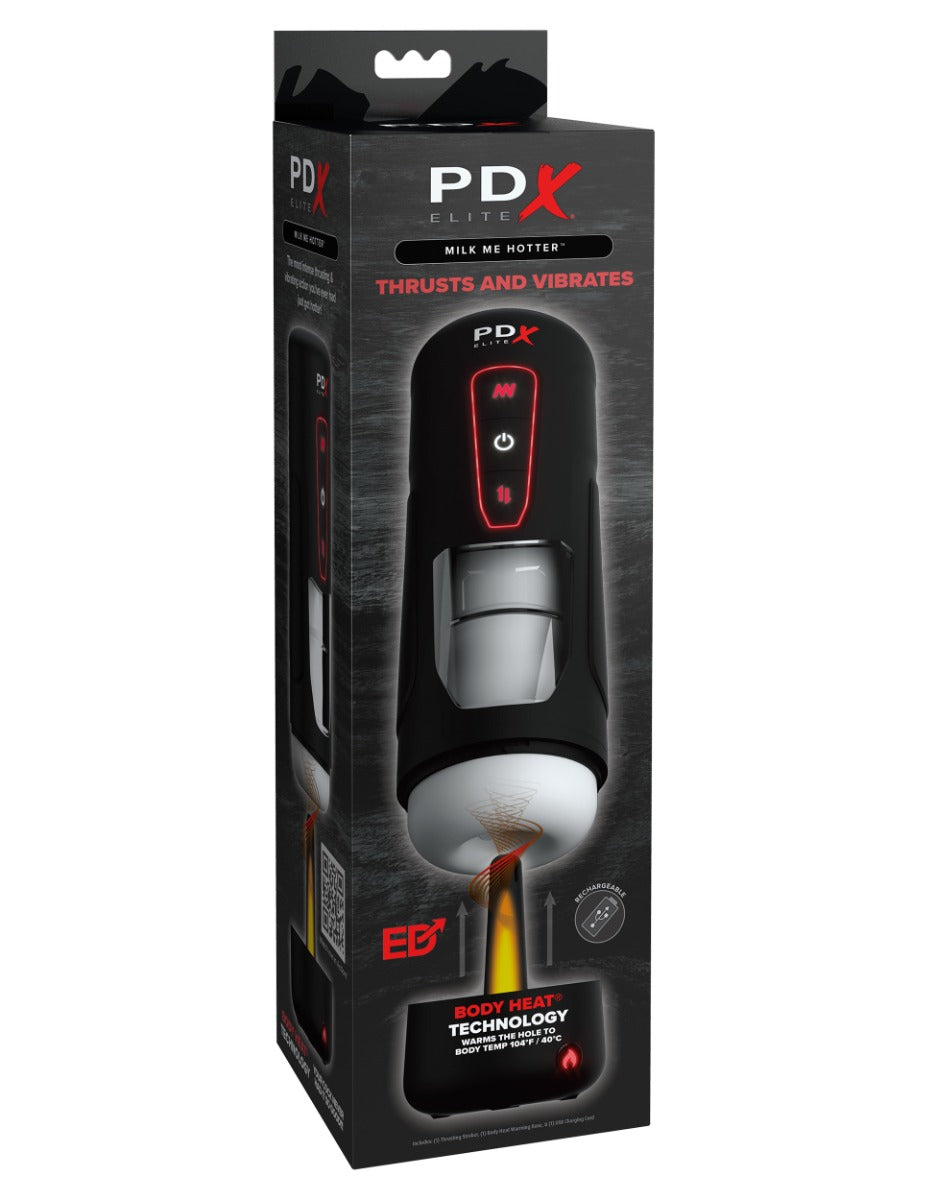 Pipedream Pdx Elite - Milk Me Hotter in Black