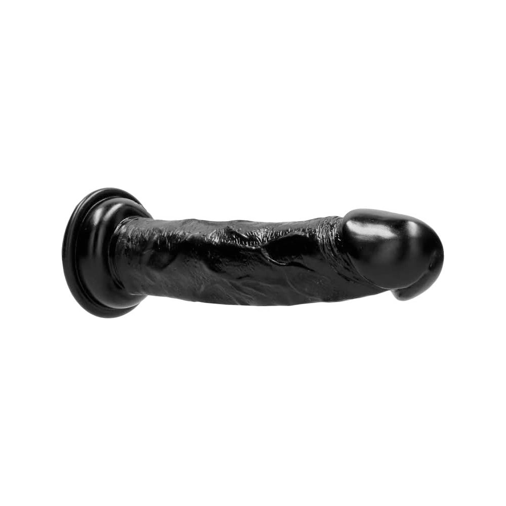 RealRock by Shots Realistic Cock – 8" in Black – product detail view 