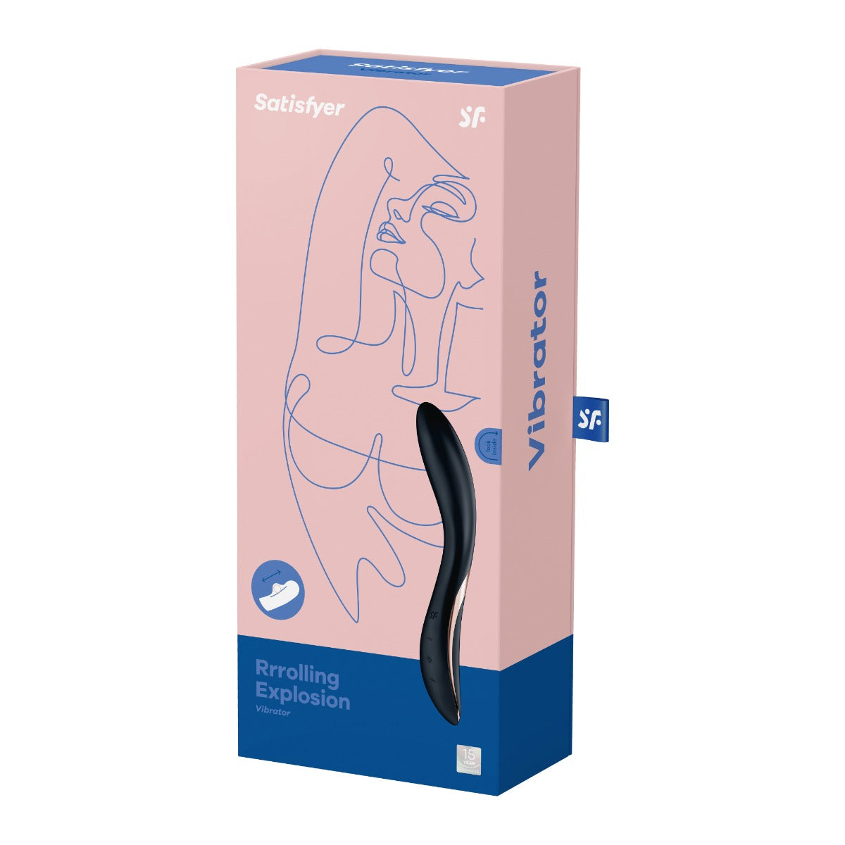 Satisfyer Rrrolling Explosion in Black