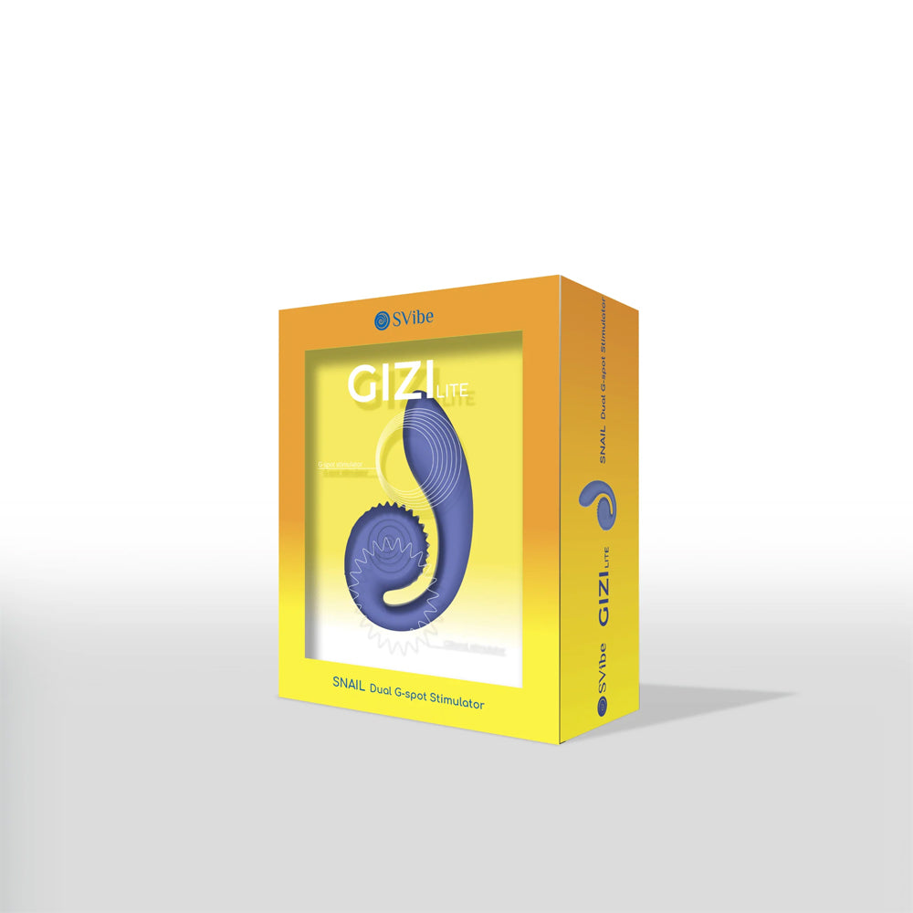 Snail Vibe Snail Gizi Lite in Blueberry – front view 
