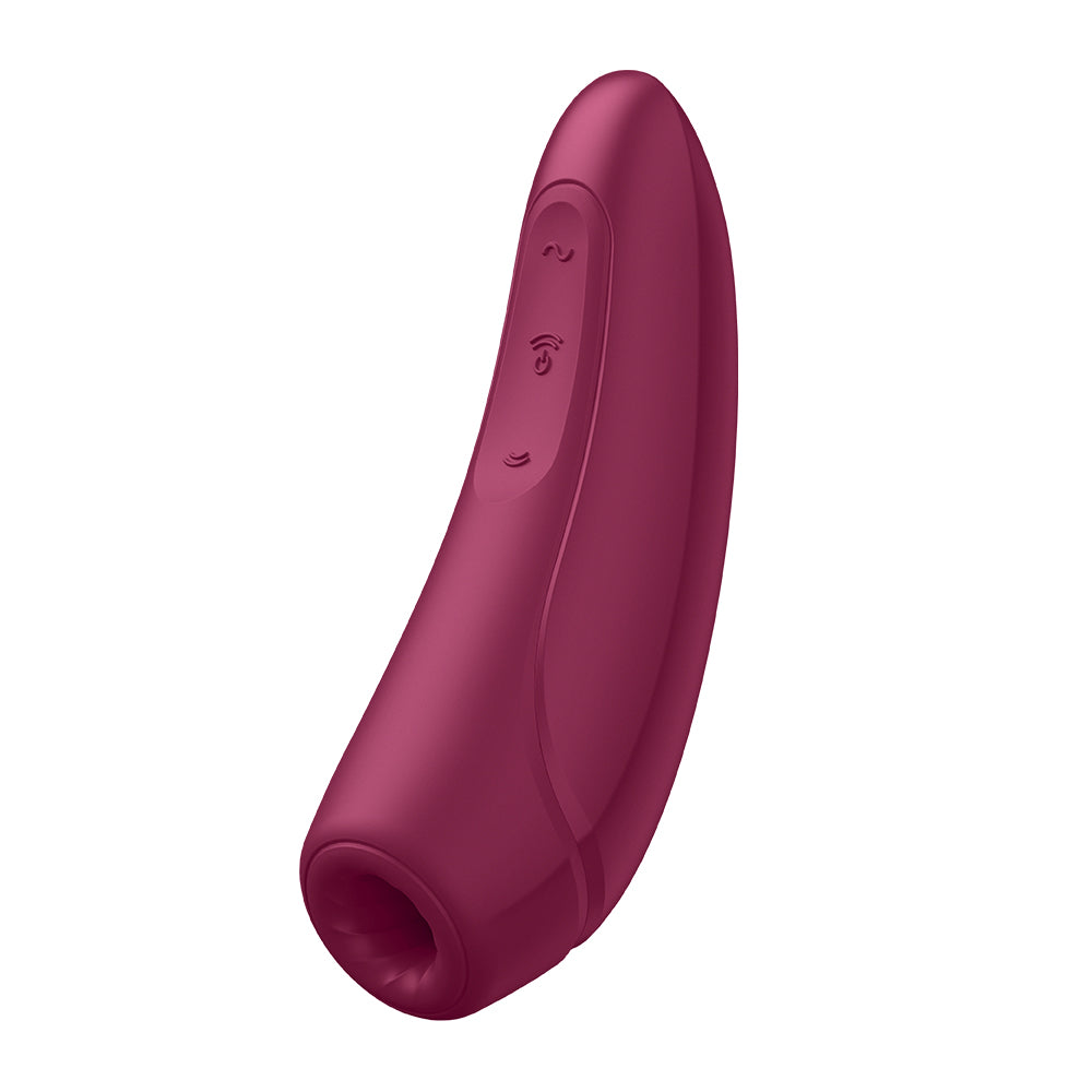 Satisfyer Curvy 1+ Connect App in Rose Red – alternate product view #Colour_Rose_Red