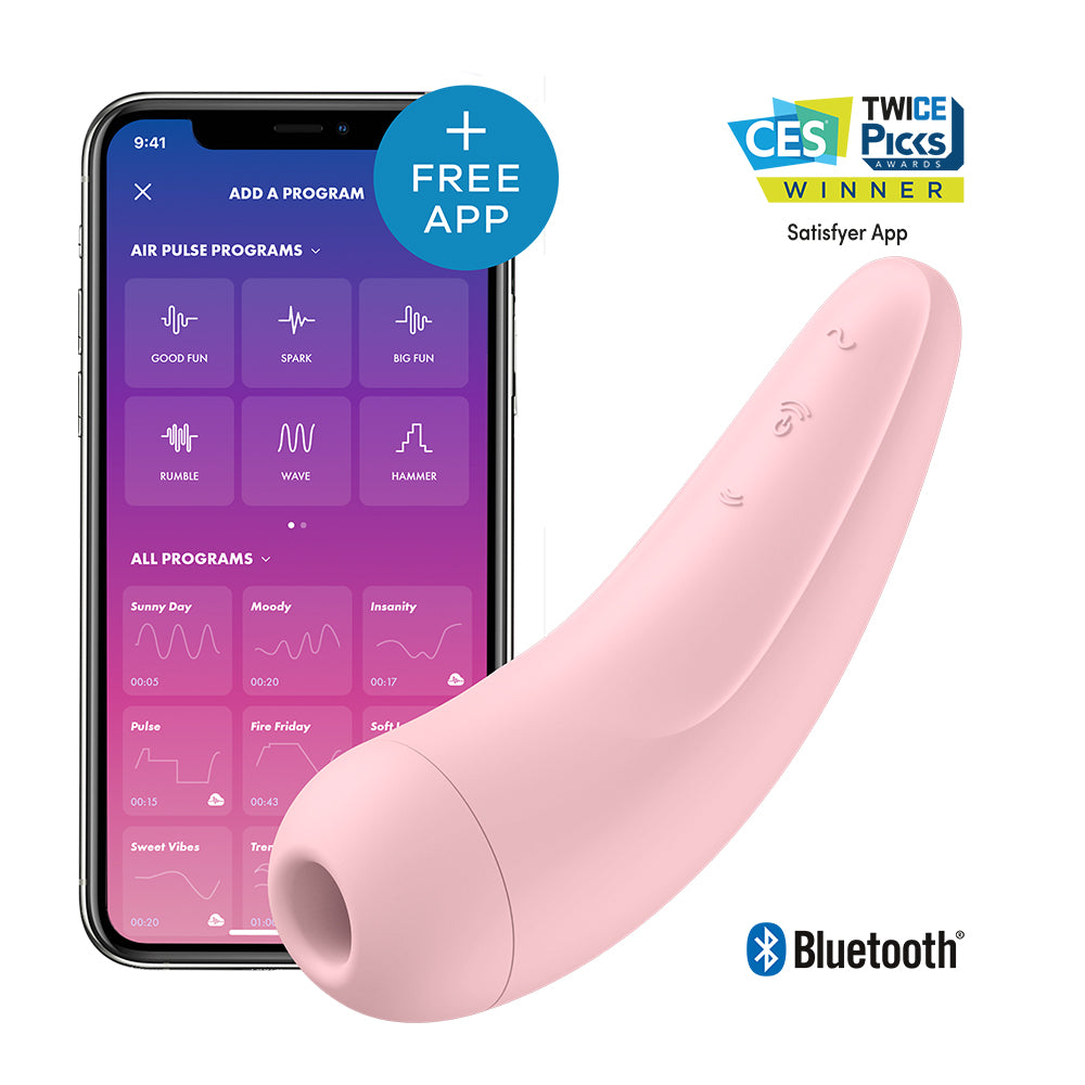 Satisfyer Curvy 2+ Connect App in Pink #Colour_Pink