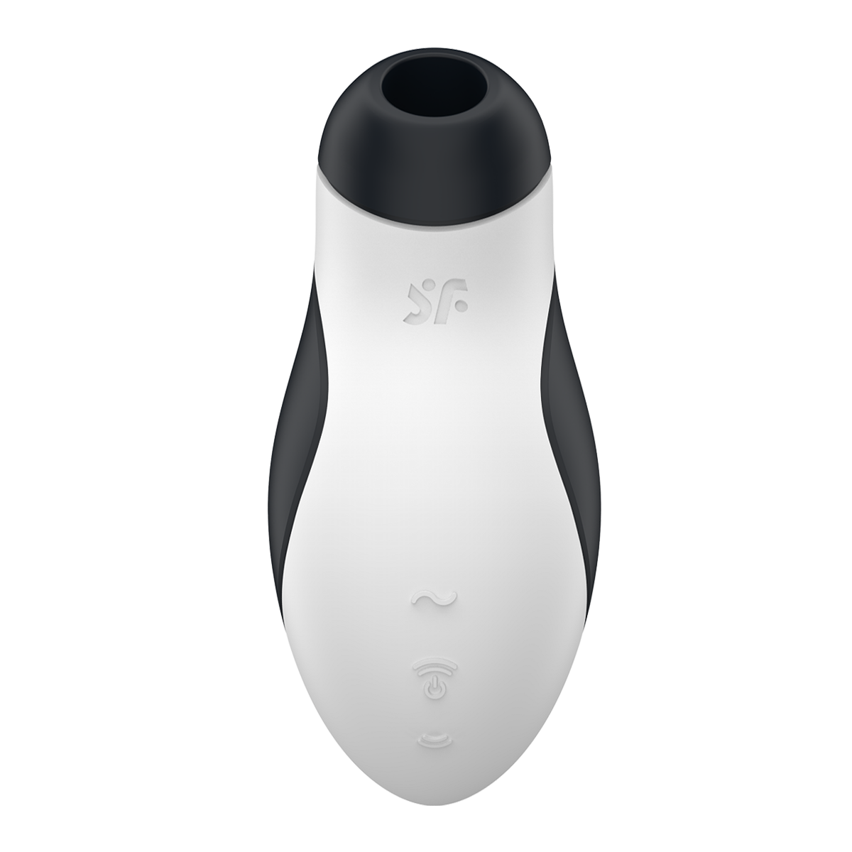 Satisfyer Orca in Black and White – front view