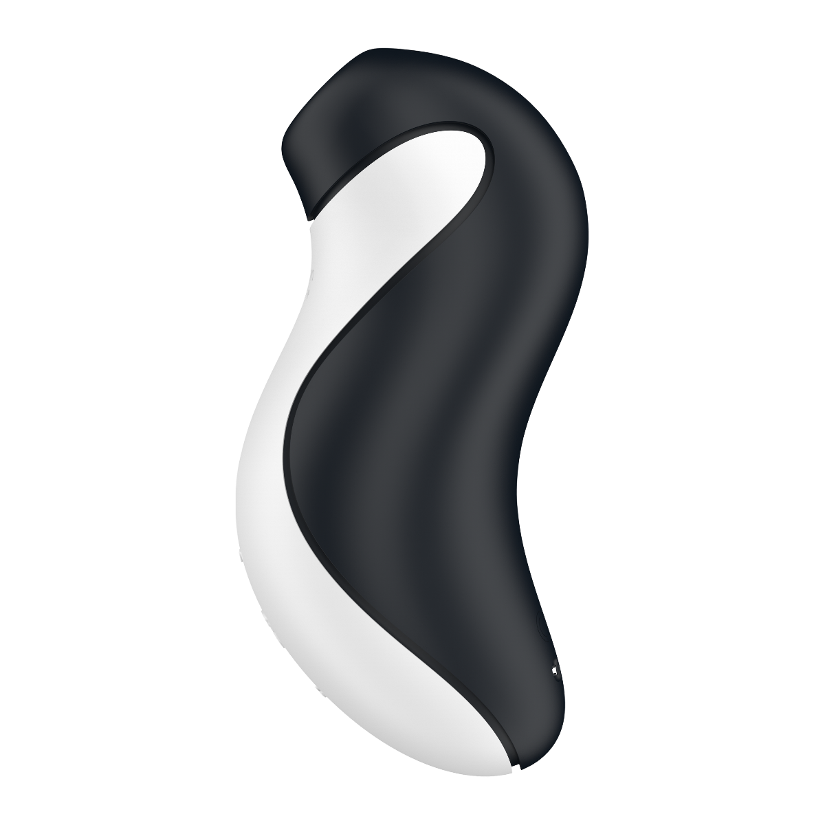 Satisfyer Orca in Black and White – side view