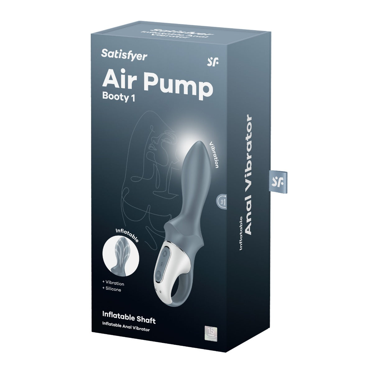 Satisfyer Air Pump Booty 1 in Grey