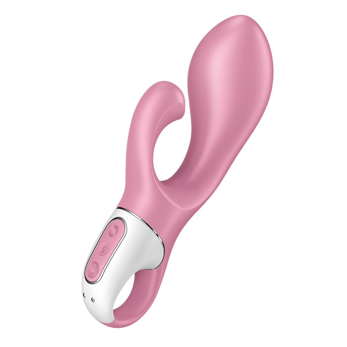 Satisfyer Air Pump Bunny 2 in Pink – inflated view