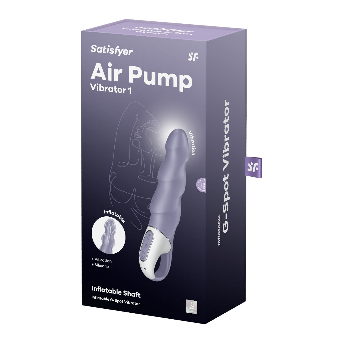 Satisfyer Air Pump Vibrator 1 in Purple
