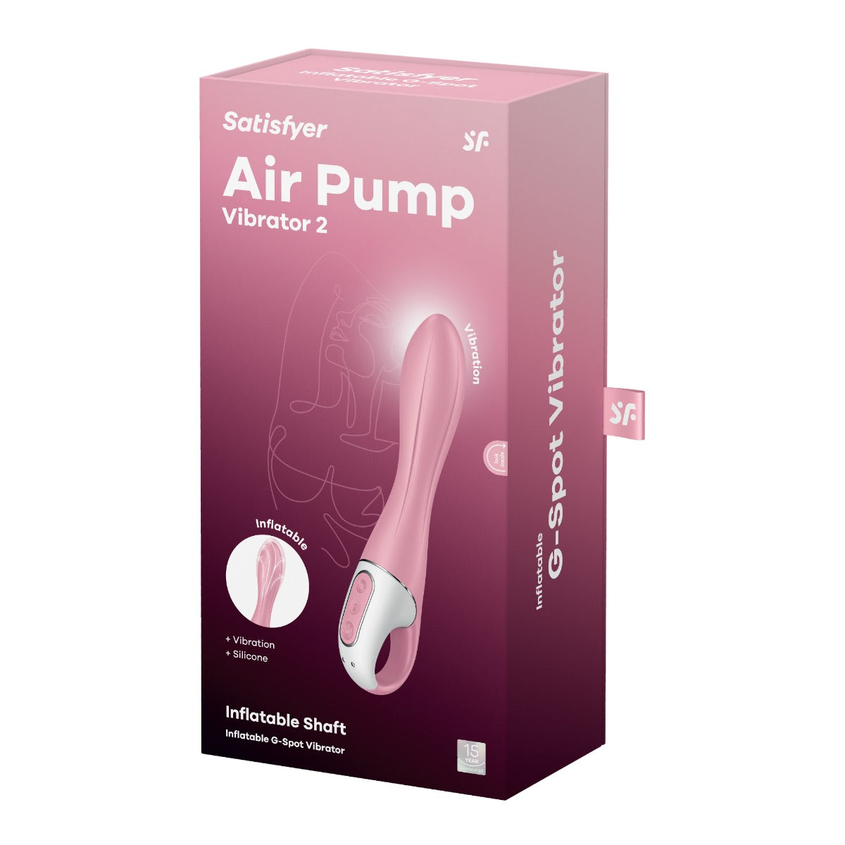 Satisfyer Air Pump Vibrator 2 in Pink