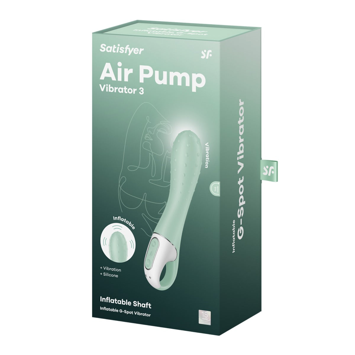 Satisfyer Air Pump Vibrator 3 in Mint