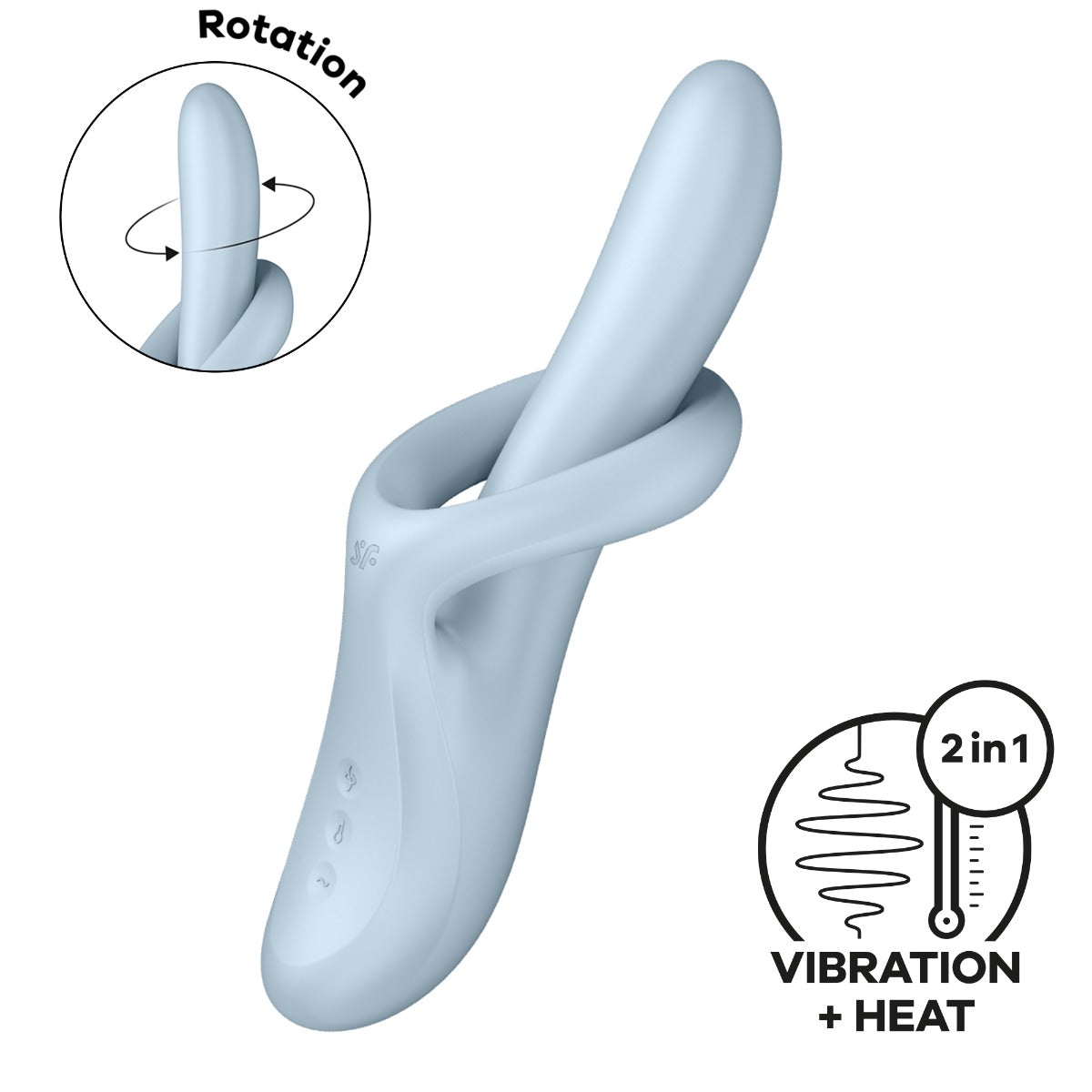 Satisfyer Heat Flex 4 in Light Blue – alternate product view 